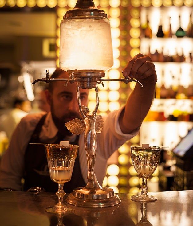 how to use absinthe fountain