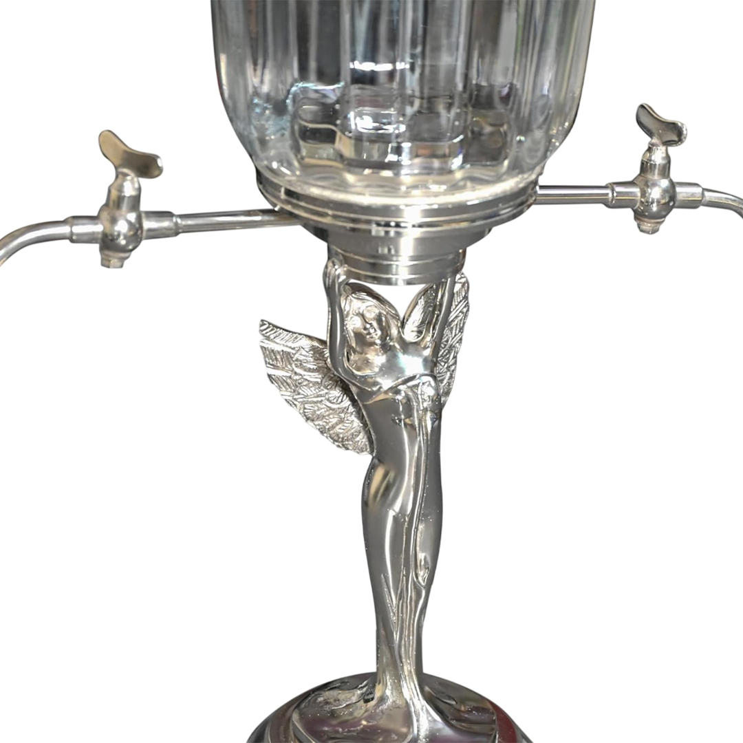 Crystal Ribbed Absinthe Fountain – Silver Angel Collector’s Edition ...